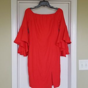Venus Off-the-Shoulder Sheath Dress